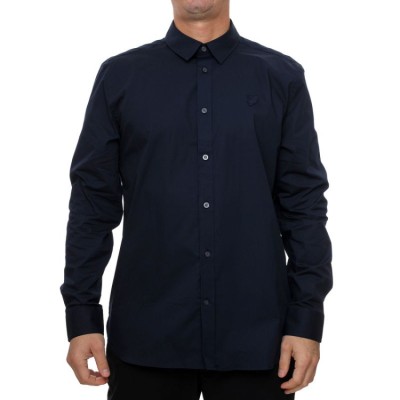 Tonal Eagle Easy Care Poplin Shirt