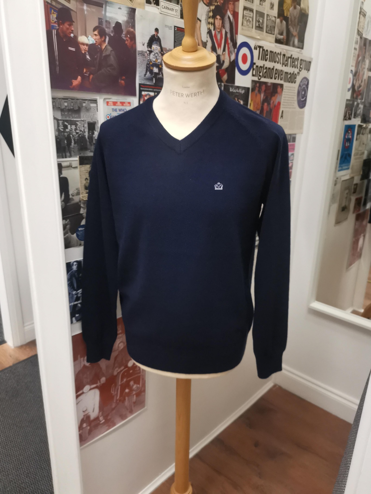 Conrad Wool Blend Jumper Navy