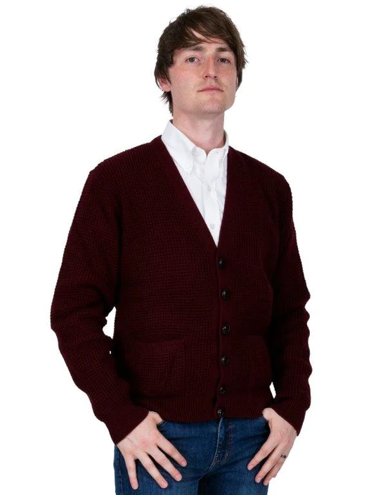 Waffle Cardigan