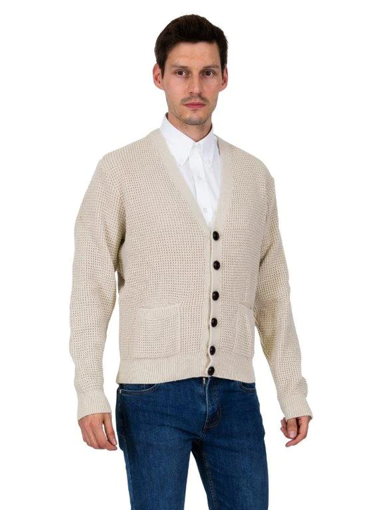 Waffle Cardigan