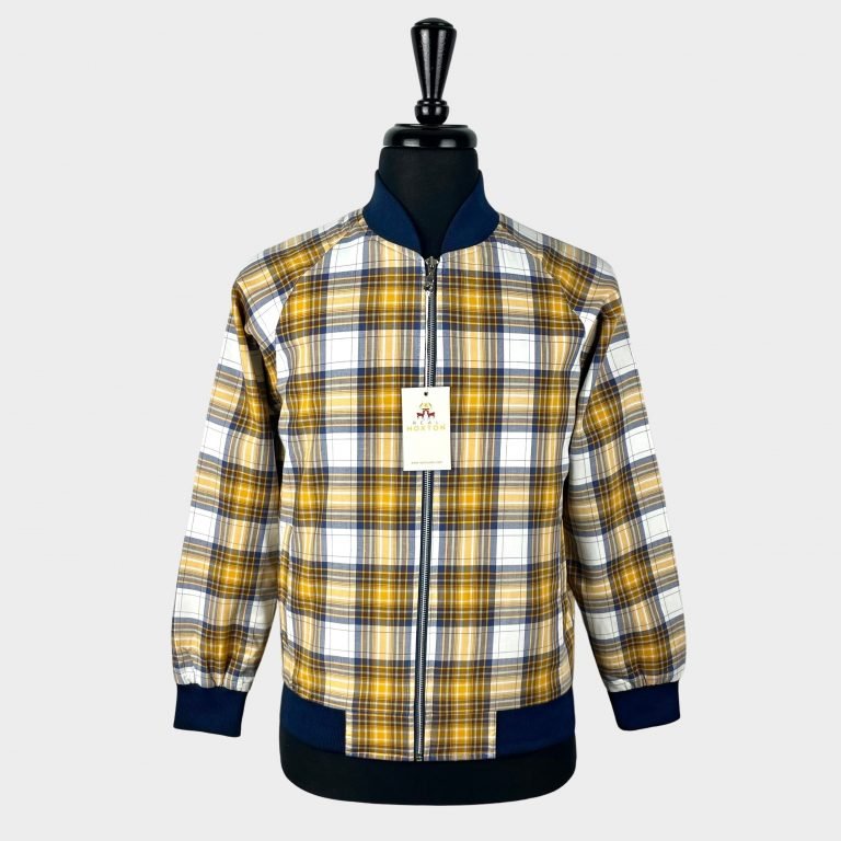 Gingham Check Monkey Jacket