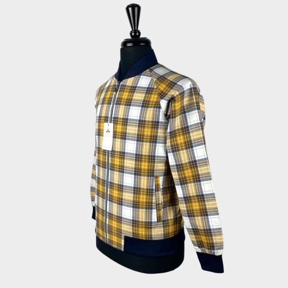 Gingham Check Monkey Jacket