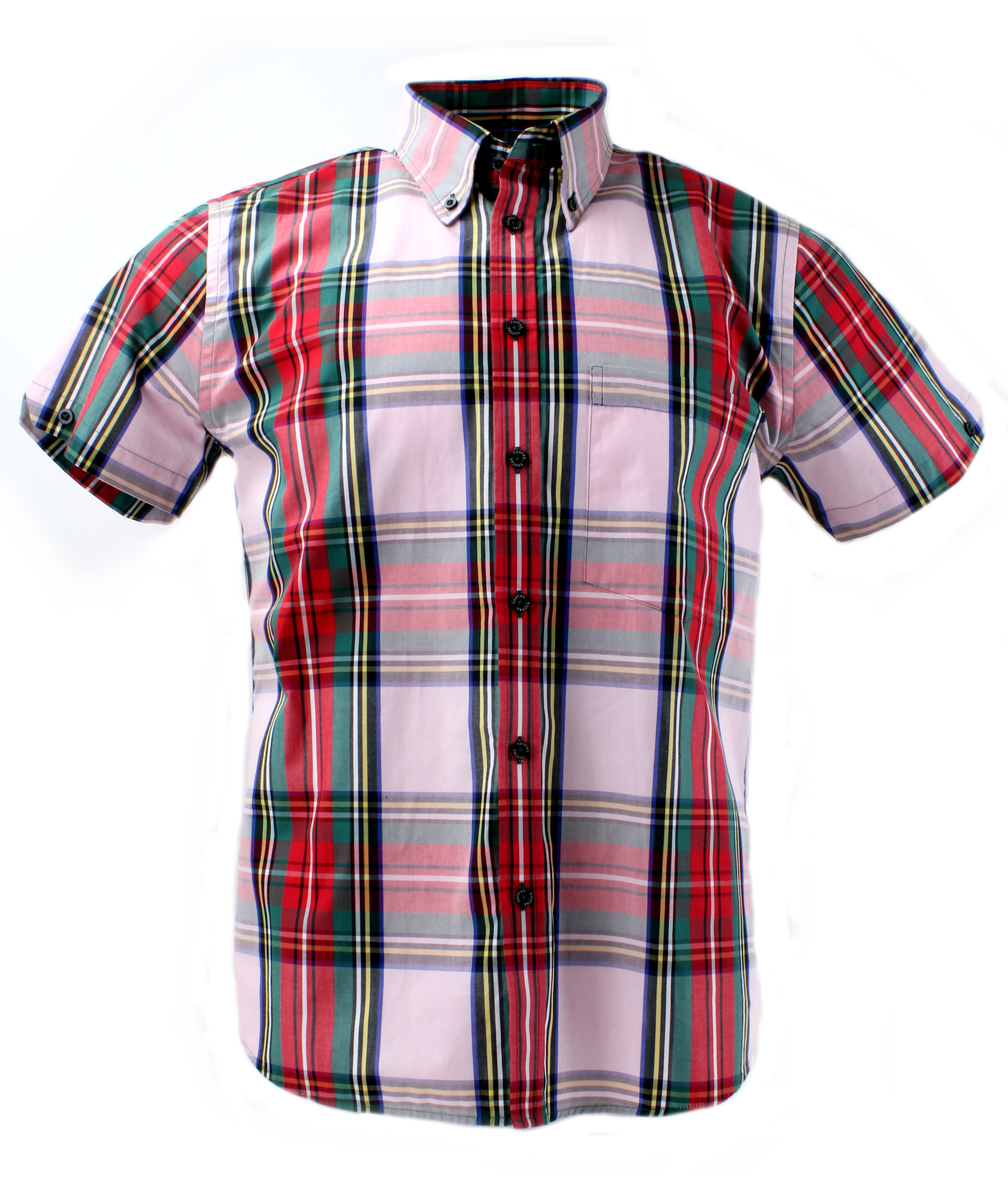 Stewart Plaid Cotton Shirt