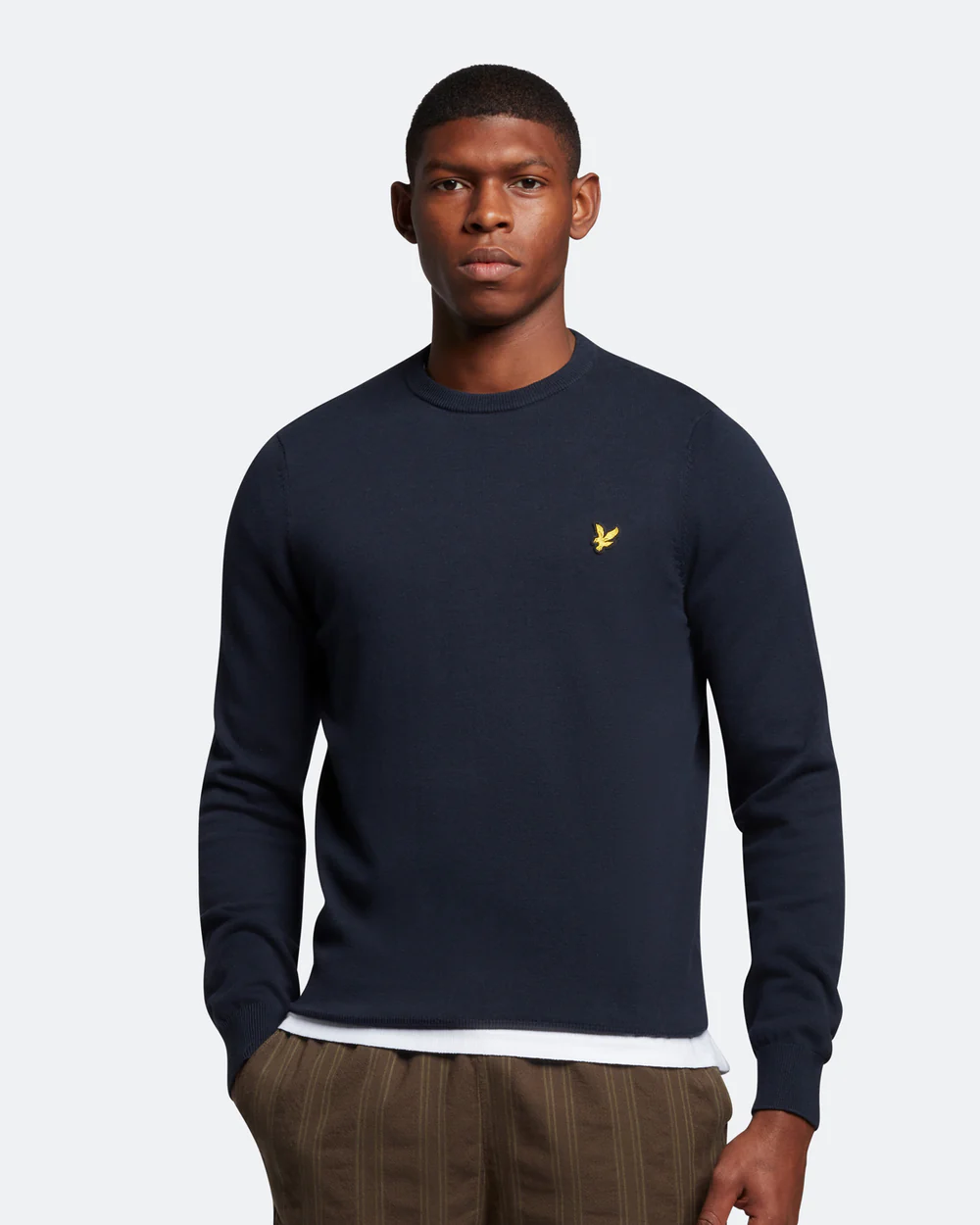 Cotton Crew Neck Jumper