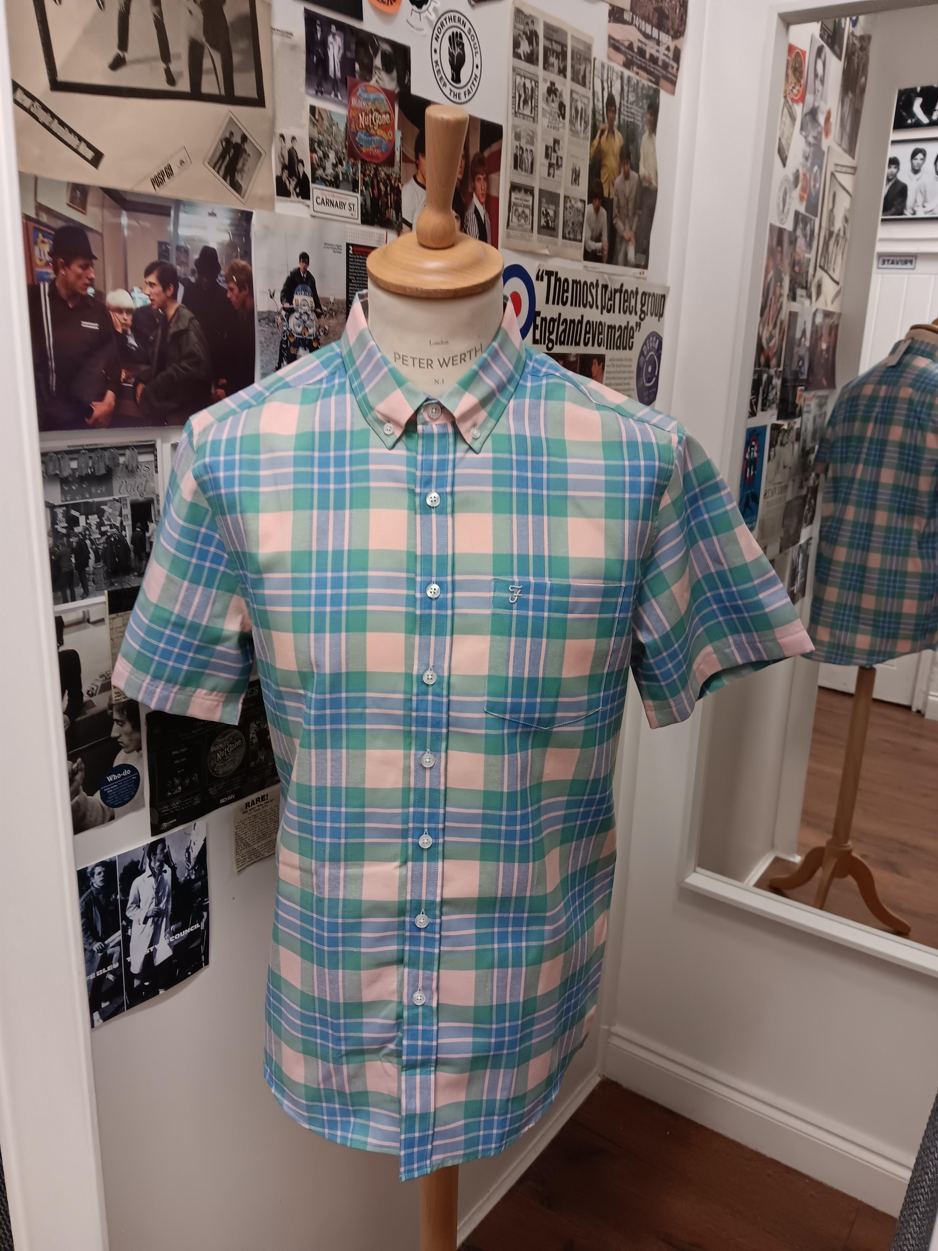 Crawford Short Sleeved Check Shirt