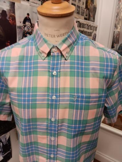 Crawford Short Sleeved Check Shirt