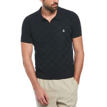 Jacquard Johnny Collar Polo