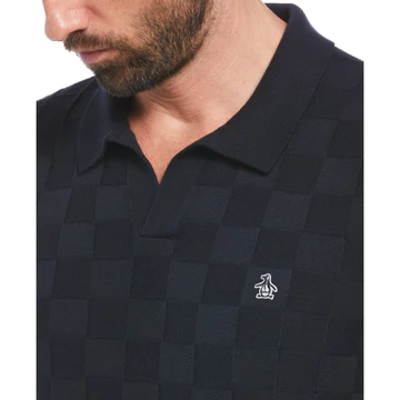 Jacquard Johnny Collar Polo