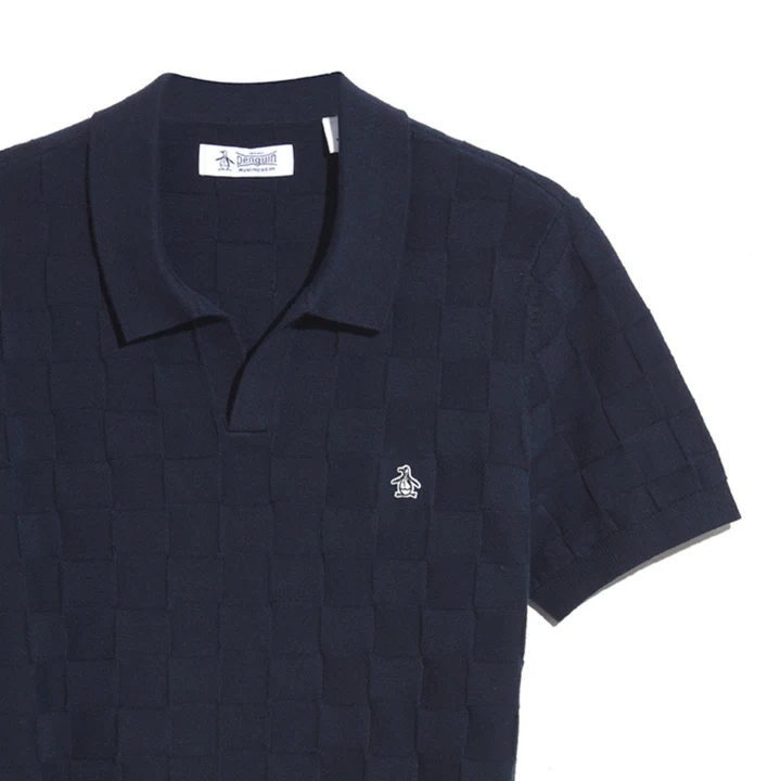 Jacquard Johnny Collar Polo