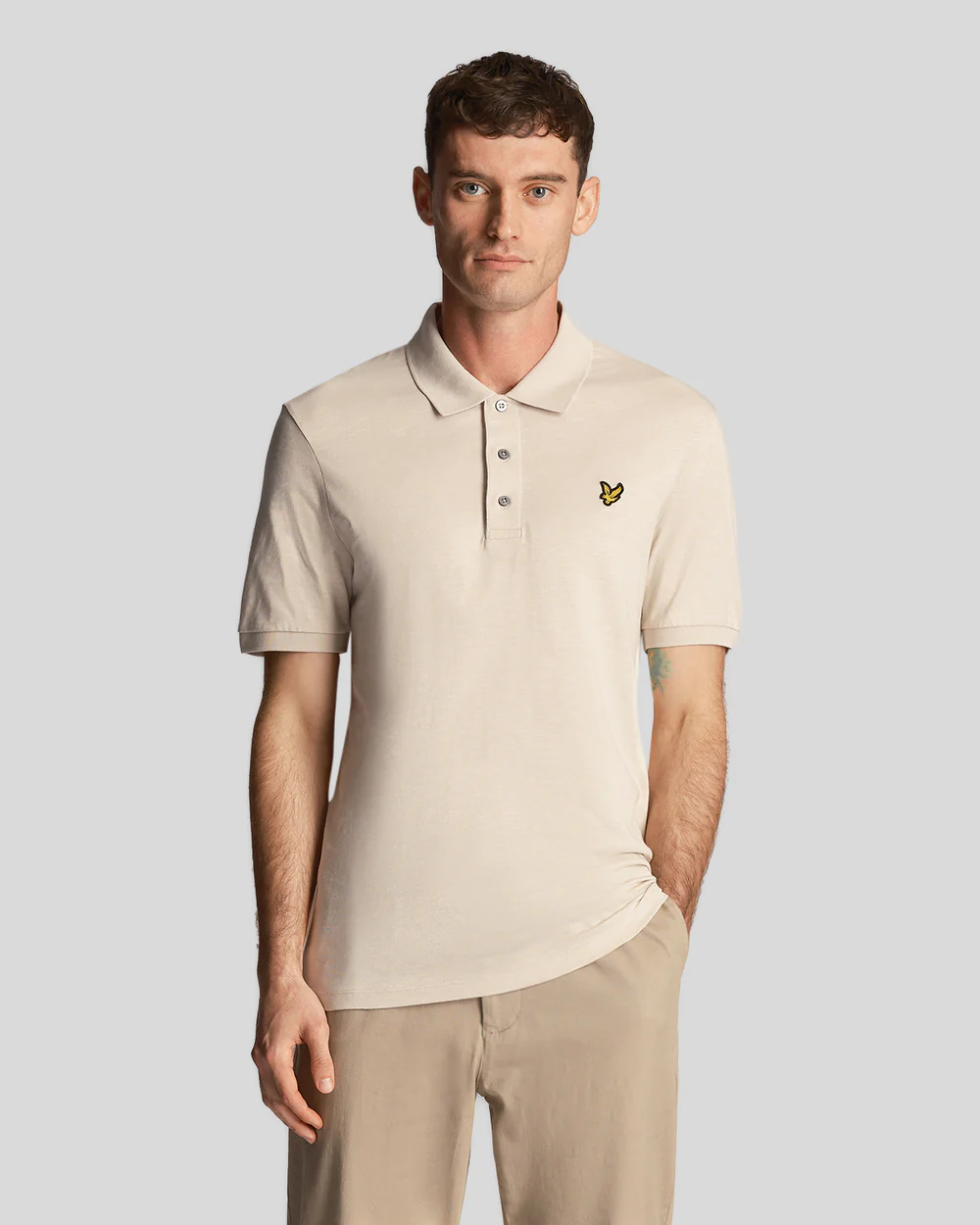 Slub Polo Shirt