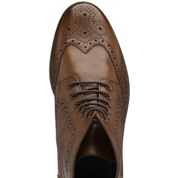 Magnus Leather Brogue Ankle Boot