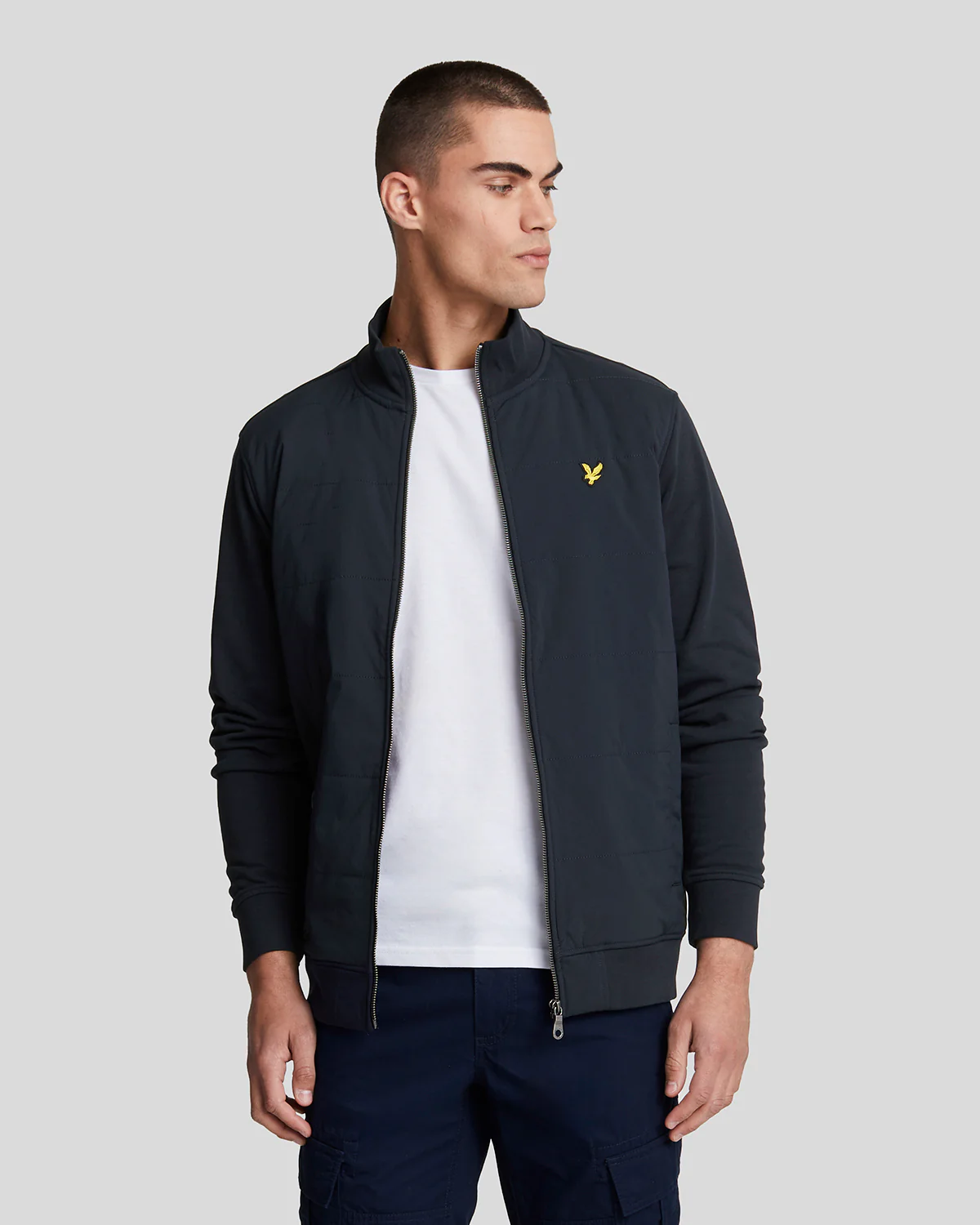 Hyrbrid Baffled Track Jacket