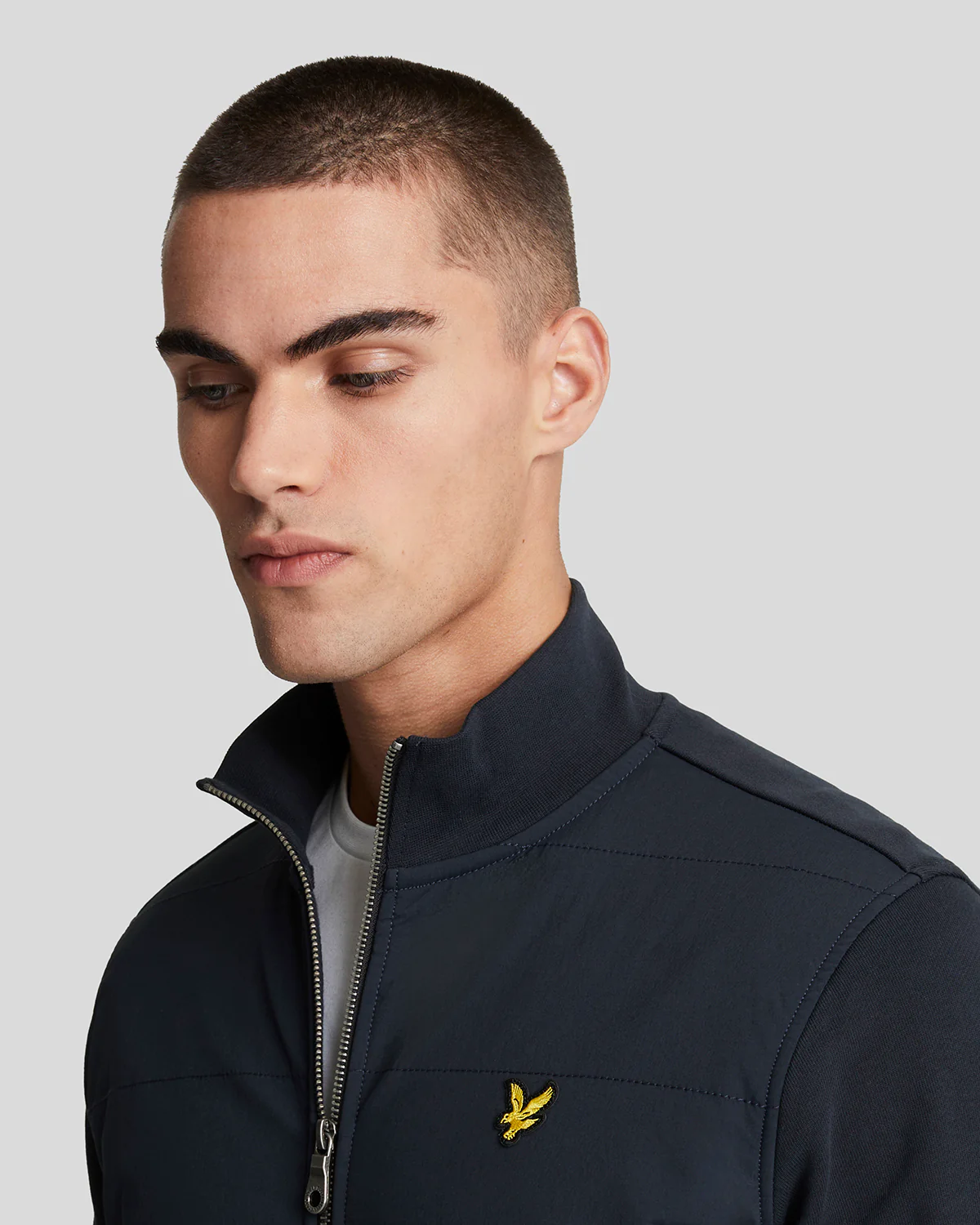 Hyrbrid Baffled Track Jacket