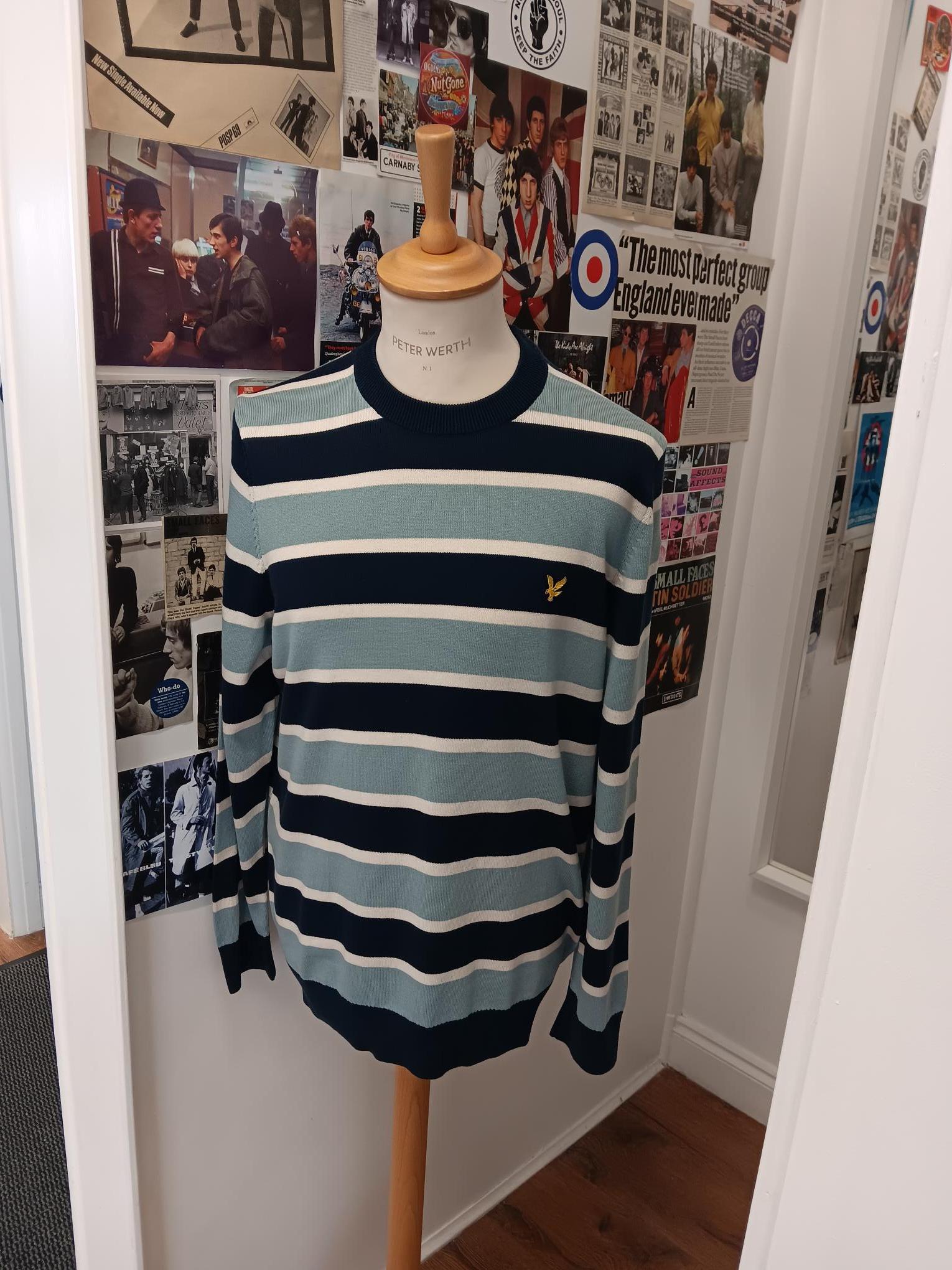 Striped Crew Neck Jumoer