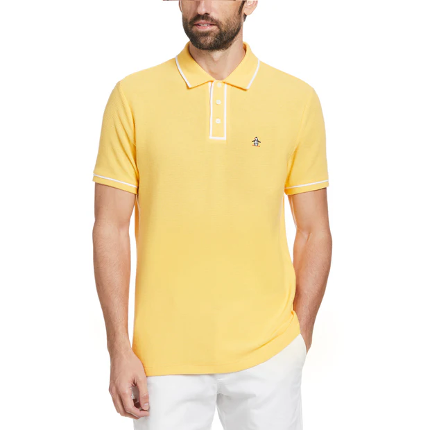 Organic Cotton Bentley Mesh Short Sleeve Polo Shirt