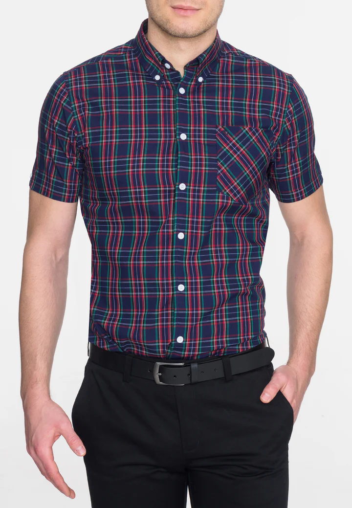 Stewart Tartan Cotton Shirt