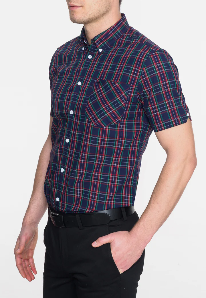 Stewart Tartan Cotton Shirt