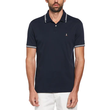 Icons Organic Cotton Tipped Polo Shirt