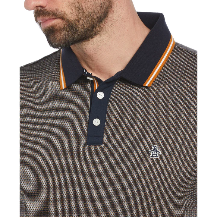 Jacquard Polo Shirt With Tipping