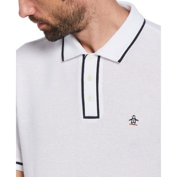 Icons Organic Cotton Bentley Mesh Short Sleeve Polo Shirt