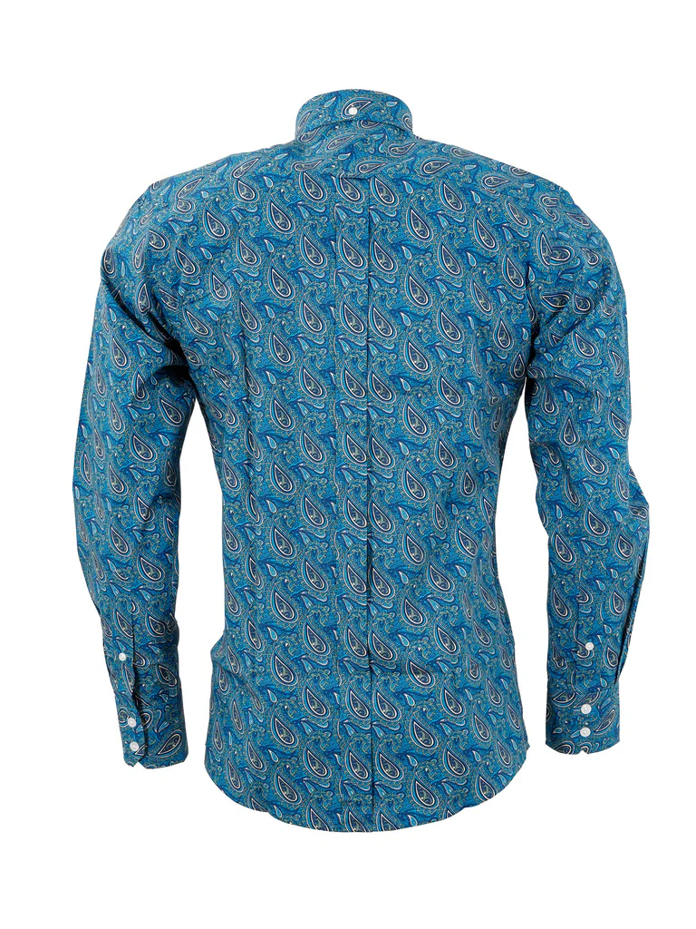 Long Sleeve Paisley Shirt