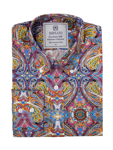 - Coloured Psychedelic Print shirt