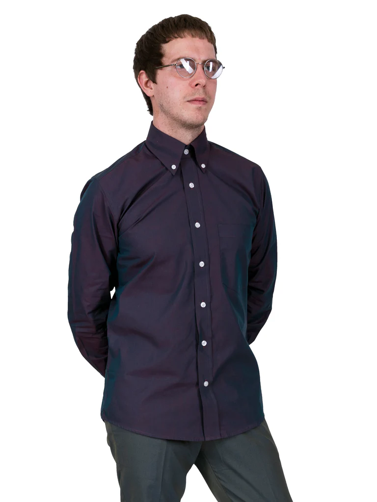 Long Sleeve Two Tone Shirt