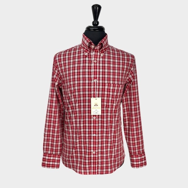 Gingham Check Long Sleeve Shirt