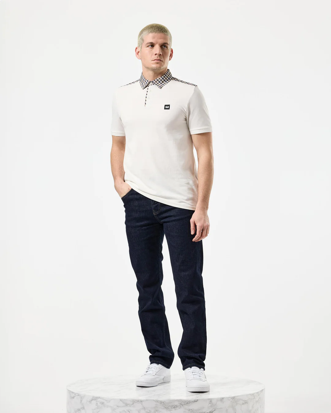 Costa Check Collar Polo